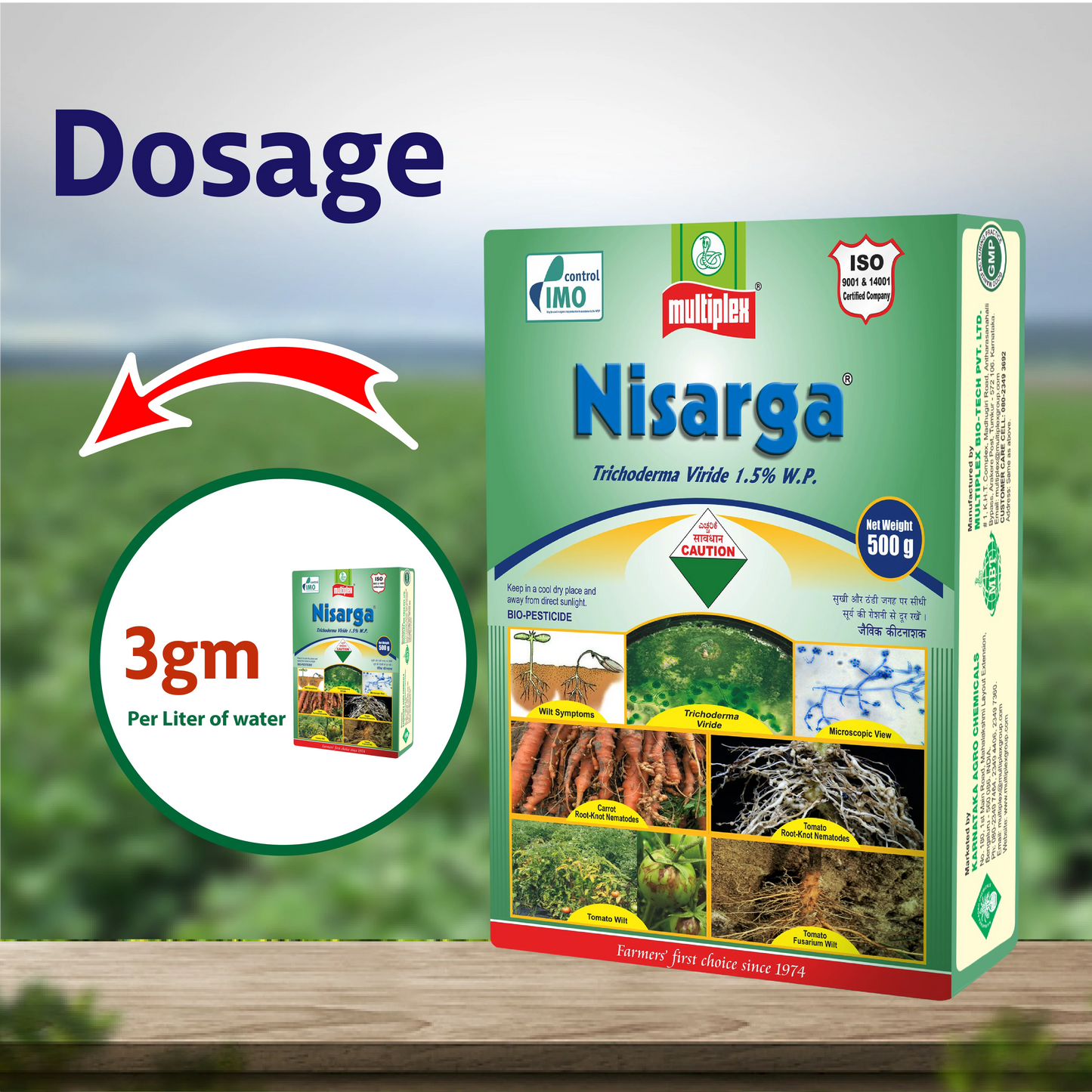 Nisarga Bio Fungicide Multiplex 1kg