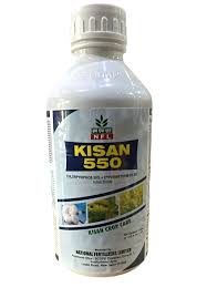 NFL Kisan 550 Chloropyriphos 50% + Cypermethrin 5% EC